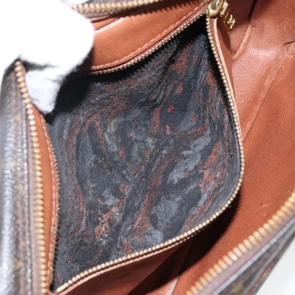 Louis Vuitton Monogram Marly Dragonne GM Clutch Bag Brown